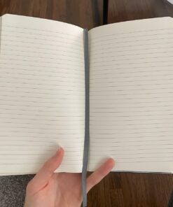 Amazon Basics Classic Notebook, Line Ruled, 240 Pages, Black, Hardcover, 5 x 8.25-Inch 46 71ByWqilPpL