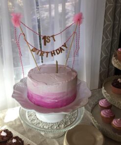 Mud Pie First Birthday Cake Topper Glitter Princess 16 71C CISJzwL