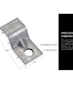 20 Pack Rok Hardware 14 Gauge Table Top Fasteners with Screws, Steel Z Clip Tabletop Connectors, ROKSTBFAST 20 25 71C1CWjNydL