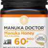 MANUKA DOCTOR - MGO 60+ Manuka Honey Multifloral, 100% Pure New Zealand Honey. Certified. Guaranteed. RAW. Non-GMO (8.75oz) Multifloral MGO 60 8.75 Ounce 2 71C1Nf0KcbL