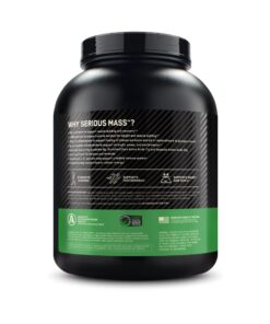 Optimum Nutrition Serious Mass, Weight Gainer Protein Powder, with Added Immune Support, Vanilla, 6 Pound (Packaging May Vary) 6 Pound (Pack of 1) 31 71C1WGSkv0L