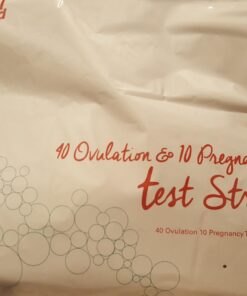 Clinical Guard 40 Ovulation Test Strips and 10 Early Pregnancy Test Strips Combo Rapid HCG Test Fertility Ovulation Predictor Kit 50 Count (Pack of 1) 68 71C1Z79KpL