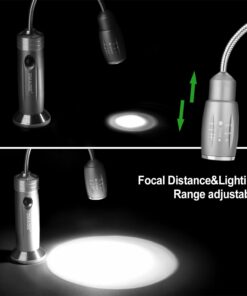 IMAGE Magnetic Ultra-Bright Barbecue Grill Light with Super Bright LED Lights, Magnetic Base Flexible Gooseneck BBQ Light for Grilling,Adjustable Any Gas,Charcoal,Electric Grill White- 1 Pair 30 71C1kvg1aRL