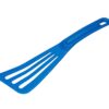 Matfer Bourgeat Exoglass® High Temperature Pelton Slotted Spatula, Professional Fish Turner, Safe for Nonstick Pans, Blue 14 71C21i0A9LL