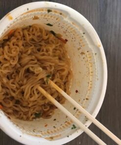 Nongshim Gourmet Spicy Shin Noodle Soup Bowl, 12 Pack, Microwaveable Ramyun Soup Noodles, No MSG Added 30 71C2Ja4hhEL