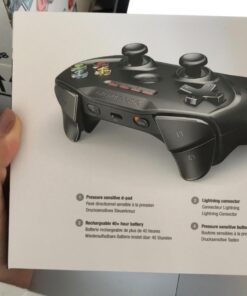 SteelSeries Nimbus Bluetooth Mobile Gaming Controller - Iphone, iPad, Apple TV - 40+ Hour Battery Life - Mfi Certified - Supports Fortnite Mobile Nimbus - iOS 46 71C2XckTonL