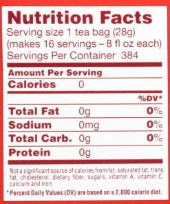 Luzianne Iced Tea Bags, Gallon Size, Unsweetened, 24 Count Box, Specially Blended For Iced Tea, Clear & Refreshing Home Brewed Southern Iced Tea 24 Count (Pack of 1) 23 71C2cARVl3L