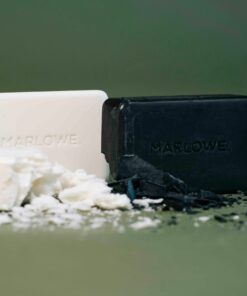 MARLOWE. Charcoal Face & Body Soap Bar No. 106 (7oz) | Best Cleansing & Detoxifying Bar for Men | Includes Natural Extracts, Shea Butter & Willow Bark | Amazing Scent 7 Ounce (Pack of 1) 15 71C3WNSgNRL