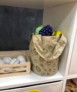 Learning Resources Fresh Picked Fruit And Veggie Tote, 17 Piece, Age 18 months+, Multicolor,8 L x 9 W in One Size 37 71C4DEY7q9L