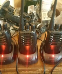 Case of 5,Retevis RT21 Walkie Talkies for Adults Long Range, Handfree Rugged Two Way Radio with Earpiece for Commercial Construction Warehouse Security 2 Way Radios Black 19 71C4P40FVgL