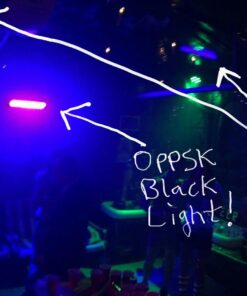 OPPSK Black Lights, 54W 18LEDs Powerful Black Light Bar Glow in The Dark Party Supplies for Blacklights Party Body Paint Birthday Halloween Christmas Stage Lighting 47 71C4tnbXK7L