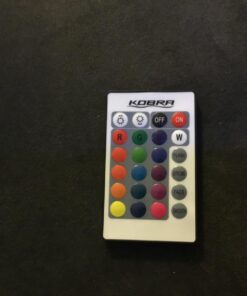 Kobra LED Color Changing Light Bulb with Remote Control - 16 Different Color Choices Smooth, Fade, Flash or Strobe Mode - Smart Remote Lightbulb -RGB & Multi Colored 1 Count (Pack of 1) 46 71C5721TTbL 1