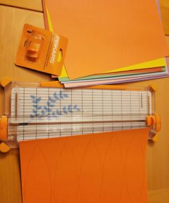 Fiskars TripleTrack Titanium Trimmer Replacement Blades - 2-Pack - High Profile Style I Blades - Arts and Crafts - Orange Triple Track Blades 27 71C5ZndcdtL