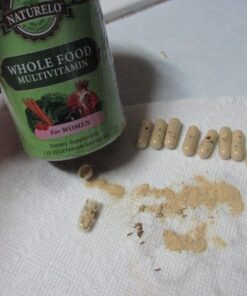 NATURELO Whole Food Multivitamin for Women - with Vitamins, Minerals, & Organic Extracts - Supplement for Energy and Heart Health - Vegan - Non GMO - 120 Capsules 120 Count (Pack of 1) 32 71C85hF96oL