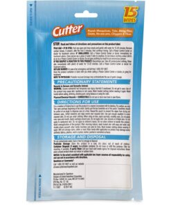 Cutter All Family Mosquito Wipes, Insect Repellent, Repel Mosquitoes, Ticks, Gnats, Fleas & More, 7% DEET 15 Count 1 Pack 14 71C8MlcUQ5L