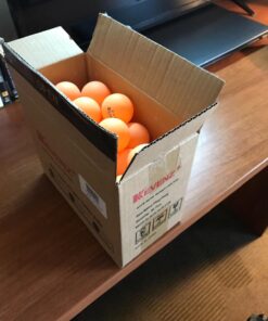 KEVENZ 60-Pack 3 Star Ping Pong Balls, 40+mm Advanced Table Tennis Ball, Bulk Outdoor Ping Pong Balls, Orange A, Orange, 60-Pack 21 71C9UnBeHiL