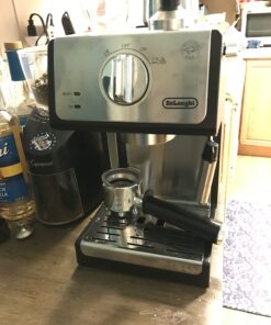 De'Longhi ECP3420 Bar Pump Espresso and Cappuccino Machine, 15", Black Black/Stainless Steel 39 71C9vJxqOGL