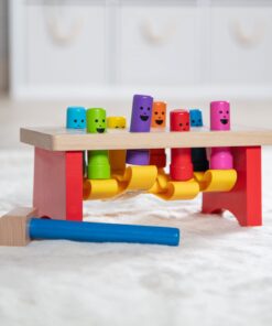 Melissa & Doug Deluxe Pounding Bench Wooden Toy With Mallet - STEAM Toddler Toy 28 71CAc9K7QnL