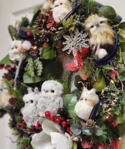 Kurt Adler 1 Set 2 Assorted Brown And White Owl Ornaments,white, grey 24 71CAkqgbTL