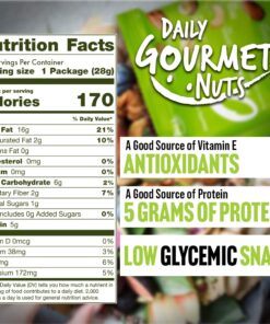 Daily Gourmet Nuts - Unsalted Mixed Nuts Snack Packs/Individually Wrapped Snacks/Nut Snacks/No Peanuts/Healthy Trail Mix Individual Packs/Deluxe Assorted Snacks (A. Original, 24 Packs) A. Original 1 Ounce (Pack of 24) 19 71CBD7EB8L