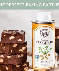 La Tourangelle, Roasted Peanut Oil, Slow Roasted Expeller-Pressed for Rich Flavor, Perfect for Cooking & Baking, Med-High Heat, Unrefined, Small Batch Production in USA, 8.45 fl oz 15 71CCOO4pqXL