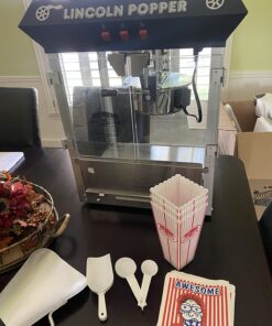 Great Northern Popcorn Black Bar Style Lincoln 8 Ounce Antique Popcorn Machine (Bar Style) Machine Only 53 71CDyDrXenL