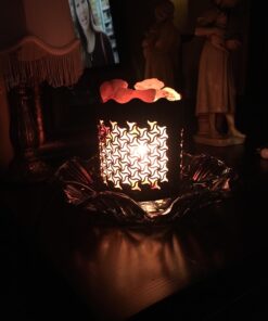 CRYSTAL DECOR Himalayan Pink Salt Lamp Basket & Dimmer Cord Bulb Tristar1 20 71CEA1hsEDL