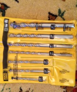 DEWALT Masonry Drill Bit Set, Percussion, Concrete & Block, 7-Piece (DW5207) 38 71CEs9J8R3L