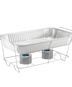 Tiger Chef Chafing Dish Buffet Set Disposable - Full Size Disposable Wire Chafer Stand Kit - 30-Piece Catering Set for Parties Includes Chafer Pans Disposable Serving Utensils 10 71CEwIE9 lL