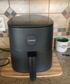 COSORI Air Fryer Pro LE 5-Qt Airfryer, Quick and Easy, UP to 450℉, Quiet, 85% Oil less, 130+ Recipes, 9 Customizable Functions, Mini Pizza Oven, Compact, Dishwasher Safe Gray 5 QT 40 71CGDbH0zL