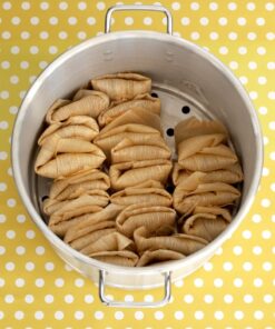 IMUSA USA Aluminum Tamale and Steamer Steamer Pot 20-Quart, Silver 12 71CGNIGQyfL