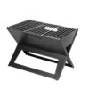 Fire Sense 60508 Notebook Charcoal BBQ Grill 3.5mm Cooking Bars Instant Foldable & Easy Portability For Outdoor Barbecues Camping Traveling Picnics Garden Beach Party - Black Charcoal Grill 39 71CGxeN02VL