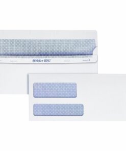 Quality Park #9 Security Envelopes, Double Window, Self Seal, Business Envelopes, For Invoices/Statements, 24 lb White, 3-7/8" x 8-7/8", 500/Bx (QUA67529) 14 71CHjwpuZsL