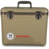 Engel UC19 19qt Leak-Proof, Air Tight, Drybox Cooler and Small Hard Shell Lunchbox for Men and Women Tan 29 71CIHhsi6VL