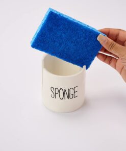 Mud Pie Kitchen Dish Sponge Holder Caddy, Off White Off-White 29 71CIkBsnIuL