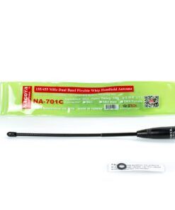 Authentic Genuine Nagoya NA-701C (Commercial Frequency Tuned) 8-Inch Whip VHF/UHF (155/455Mhz) Antenna SMA-Female for BTECH and BaoFeng Radios NA-701C Commercial VHF/UHF 22 71CIuRnWRDL