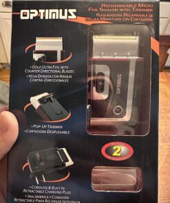 Optimus 50015 Rechargeable Pocket Palm Shaver, Black 28 71CJdNqyDL