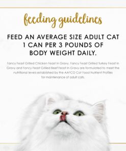 Purina Fancy Feast Grilled - (24) 3 oz. Cans Poultry & Beef 3.00 Ounce (Pack of 24) 30 71CJs6vBrSL 2