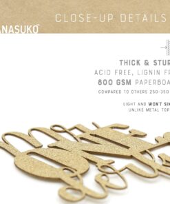 NANASUKO 1st Birthday Cake Topper - mr Onederful - Double Sided Gold Glitter - Premium Quality Made in USA 17 71CJwWGpbL