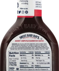 Sweet Baby Ray's Barbecue Sauce, Honey Chipotle (18 Ounce (Pack of 3)) 1.12 Pound (Pack of 3) 8 71CK96LGZvL