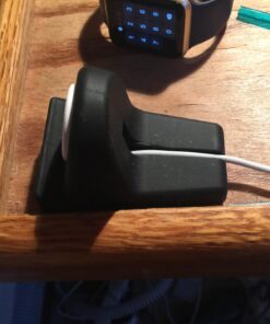 Orzly Charging & Display Stand Designed for ALL series of Apple Watch SE & ALL screen sizes CompactStand BLACK 47 71CLhytZdL