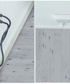 Sleek Socket - The Original & Patented Ultra-Thin Outlet Concealer with Cord Concealer Kit, 3 Outlet, 3-Foot Cord, Universal Size, UL Certified (Ideal for Kitchens, Small Spots & Behind Furniture) 3 ft Flagship 37 71CMGU7RKfL 2