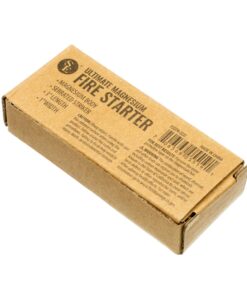 SE Waterproof Magnesium Firestarter Kit - Compact 2-in-1 Fire Starter with Flint, Serrated Striker, and Detachable Chain for Camping, Hiking, Survival, and Emergency Preparedness FS374 3" x 1" 20 71CNERu7PWL