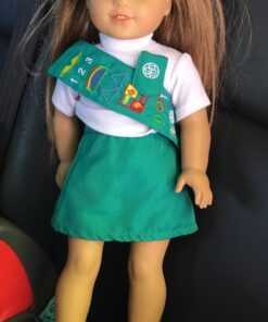 Emily Rose 18 Inch Doll Jr Junior Girl Scout Inspired Uniform Clothes Outfit | Gift-Boxed! | Compatible with 18" American Girl Dolls 27 71CNIUXFzSL