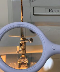 Brightech LightView Flex Magnifying Desk Lamp, 1.75X Light Magnifier, Adjustable Magnifying Glass with Light for Crafts, Reading, Close Work White 45 71CNM0Cmm L