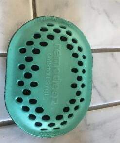 remodeez Refrigerator Deodorizer Eliminator, Nontoxic Coconut, Activated Charcoal, Natural Air Fresheners, Moisture & Odor Absorber for Fridge (Green) 29 71CNUuALzmL