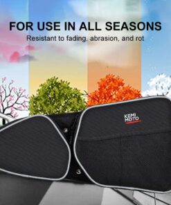 KEMIMOTO Side Door Bags Compatible with RZR, UTV Front Door with Knee Pad, Driver and Passenger Side Storage Bag Set Compatible with Polaris RZR XP 1000, 4 1000, Turbo, S900 2014-2019 2PCS 24 71CO8tVTNwL