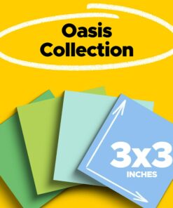 Post-it Super Sticky Recycled Notes, 3x3 in, 24 Pads, 2x the Sticking Power, Poptimistic, Bright Colors, 30% Recycled Paper (654-24SST-CP) 23 71COMa RXJL