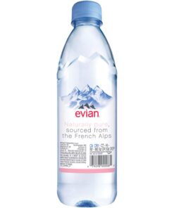 evian Natural Spring Water 500 mL/16.9 Fl Oz (Pack of 6), Bottled Naturally Filtered Spring Water in Individual-Sized Bottles 16.9 Fl Oz (Pack of 6) 27 71COOhidLIL