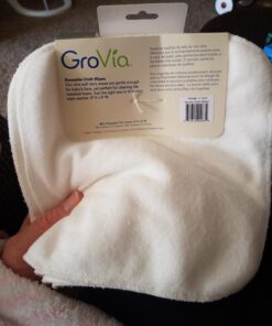 GroVia Reusable Cloth Diapering Wipes, 12 Count Multi 12 Count (Pack of 1) 25 71CP9bQ GVL